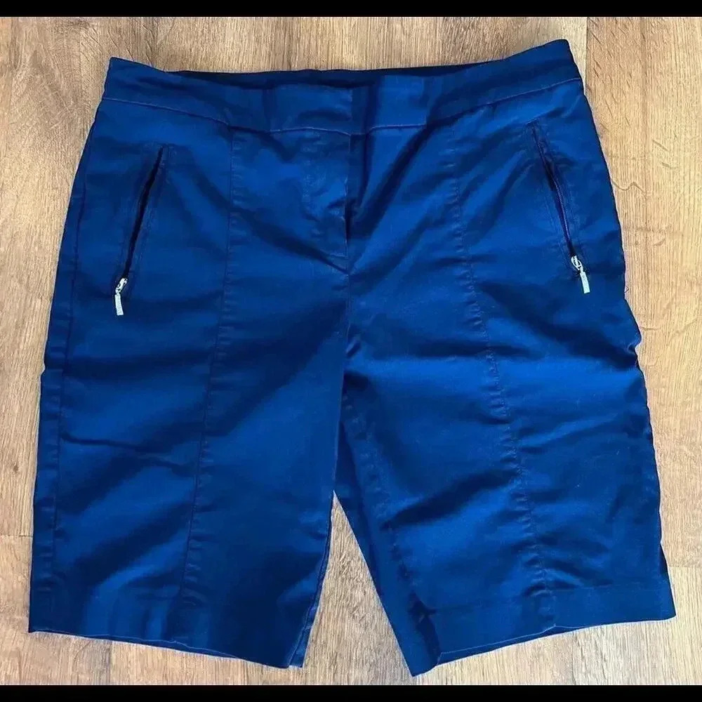 IZOD Golf Shorts Boys 10 Navy Blue Pockets Chino